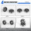 6200RS Shielded single row deep   bearing 10mm x 30mm x 9mm 2 pieces 5