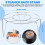 stainless steel Steamer Rack Stand Kitchen Cooking 3 Inch High 2