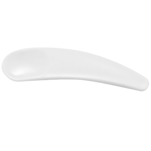100pcs  Cosmetic Spatula Scoop Disposable White Plastic Mask Spatula Spoons 2
