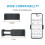 Suporte para Microfone e Telefone, Suporte Flexível para Microfone e Telefone, Suportes Ajustáveis para Microfone e Todos Os Smartphones 6