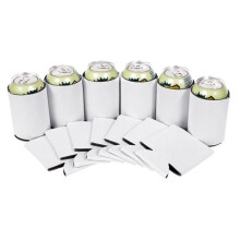 10PCS Neoprene Beer Can Cooler Drink Cup Bottle Sleeve Insulator Wrap Cover New Black