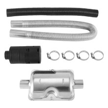 8 Pezzi Accessori per Auto Universali Accessori Air Riscaldatore Di Scarico 24 mm + 25 mm Accessorio Filtro per Riscaldatore Aria
