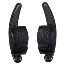 Steering Wheel Shift Paddles Fit For 6 Mk6 Vi R20 Cc Carbon Fiber