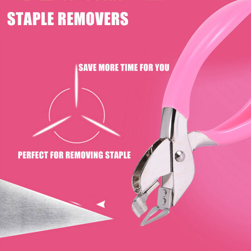 Handheld Staple Remover Lifter Opener Spring-loaded Staple Puller for Office School Home Use ()