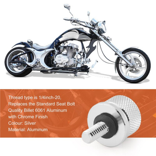 Chrome Billet Aluminum  Bolt Screw Cap for  Davidson