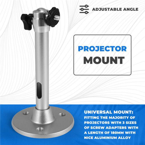 Projector Ceiling Mount,Projector Hanger Compatible for DR.J VANKYO QKK Projector/CCTV/Webcam/Carmera Load 11 Lbs 1