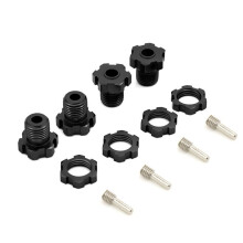 4Pcs Metal 17mm Splined Wheel Hex Hub Adapter 5353 for E-Revo E-Maxx T-Maxx Revo 3.3 Summit XO-1 Upgrade Parts,5