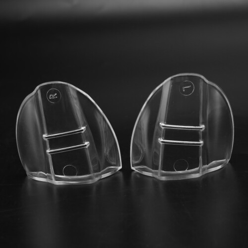 1 Pair Glasses Side TPU Clear Glasses Protective Covers Flap Side Protector for 17mm Glasses Frame 1