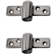2 Pcs Boat 316 Stainless Steel Oar Lock Socket Side Mount Rowlock Socket