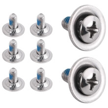 8 Piezas/Conjunto Juego de Tornillos de FijacióN de Snowboard, Tornillos de Montaje de Snowboard con Arandelas de Tornillo de Snowboard Accesorios de