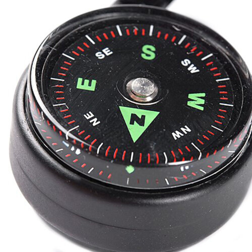 Multifunctional  Compass + Thermometer + Keychain in 1 2