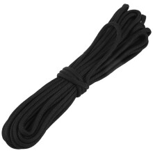 Paracord 550 Paracadute Corda 7 Corda centrale per corda da campeggio da arrampicata -Nero 25FT