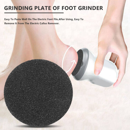 1 Box (60pcs) Replacement Sandpaper Disk Discs (Extra Coarse 80 Grit) for Electronic Foot File Callus Remover Tool 2