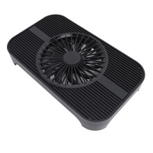 Base per ventola di raffreddamento USB 65.8CFM 5V, supporto per ventola silenziosa da router per DVR/elettronica