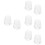 4Paires Embouts Silicone Transparente Pour Stéthoscope Confort Durable 8