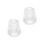 4Paires Embouts Silicone Transparente Pour Stéthoscope Confort Durable 2