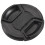 Svart 62 Mm Center Pinch Design Front Lins Cap Cover 1