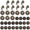 20Ensembles Boutons Pression Alliage Doré DIY Artisanat Et Mode 1