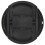 Svart 62 Mm Center Pinch Design Front Lins Cap Cover 2
