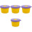 4Pièces Repas Silicone Boîtes Conserve Bébé 4