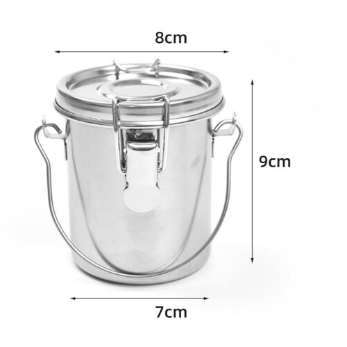1Ensemble Récipient Lavage Pinceaux Peinture Acier Inoxydable Robuste 1