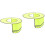 2Pièces Casquette Protection En Polyester Pour Casque Chantier 6