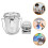 1Ensemble Récipient Lavage Pinceaux Peinture Acier Inoxydable Robuste 8