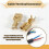 Brass 6.3 mm Connectors Female Spade Cable Terminals, 20 Piece 3