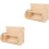 2Pièces Rack Bois Beige Pour Petit Animal 4