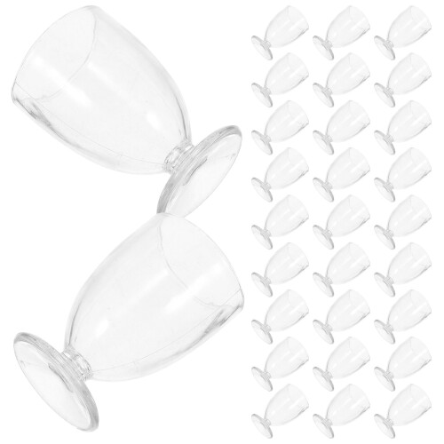 150Pièces Mini Modèles De Mugs À Transparente En PP Décoratifs