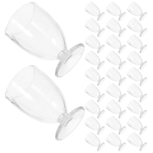 150Pièces Mini Modèles De Mugs À Transparente En PP Décoratifs 1