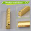 Guitar Brass nut for acoustic or ,Gold 6