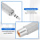 3,5 mm Stereo Hane Till RCA Mono Kvinnlig Ljudadapter, Silver 5