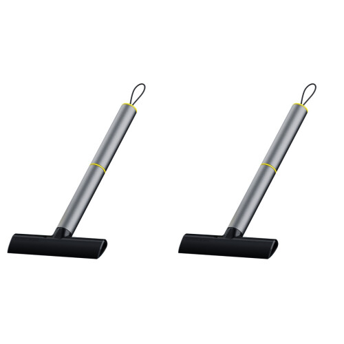 2Pièces Déneigeur Auto Gris, , Ergonomique 1