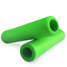 Handle Bar Grips Scooter BMX MTB Mountain Bike Bicycle Cycle Ultralight Silicone(green)