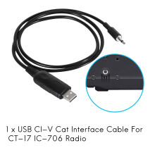 USB CI-V Cat Interface Cable For CT-17 IC-706 Radio