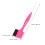 2Ensembles Kit Brosse Et Sourcils Nylon Manche Acier Rosé 9