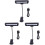 3Pièces Lampe Clip Noire LED Flexible Pour Lecture Et Maison 3