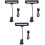 3Pièces Lampe Clip Noire LED Flexible Pour Lecture Et Maison 4