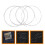 12Pièces Cordes Argent Ukulélé Accessoire Durable Performance 10