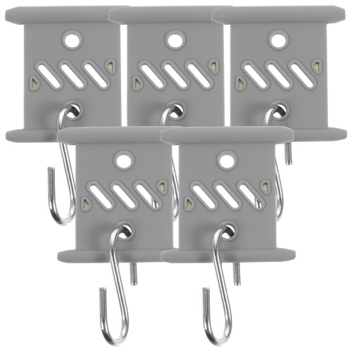 10Pièces Crochets Suspendus Robustes Gris Pour Auvent Et Camping