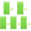5Ensembles Ensemble Ardoise Stylet Braille Vert 3