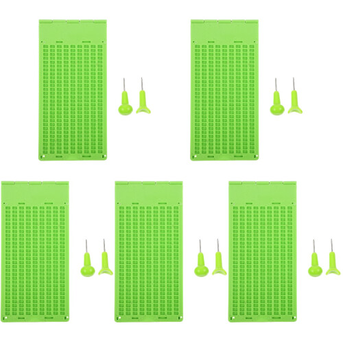 5Ensembles Ensemble Ardoise Stylet Braille Vert 2