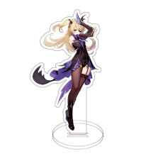 (19)Gioco Genshin Impact acrilico figure stand Klee Keqing Ganyu display desktop