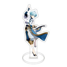 (13)Juego Genshin Impacto Acrílico Figura Soporte Klee Keqing Ganyu Pantalla Escritorio