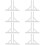 8Pièces Fixation Clôture Bois , Base Pour Jardin 4