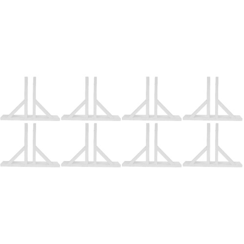 8Pièces Fixation Clôture Bois , Base Pour Jardin 2