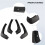 4Pcs Universal Mud Flaps Mudguards  Guards  for  VIOS / YARIS / LIMO / BELTA Sedan 2007-2013 3