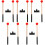 5Ensembles Baguettes Mallets Percussion Rouge Pour Marimba Xylophone 5