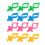 24Pièces Supports Canettes Silicone Accessoires Couture Multicolores 2